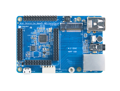 Mini Shield para NanoPi NEO Core/Core2: placa de extens&atilde;o de fun&ccedil;&otilde;es com suporte a SSD - Imagem 1