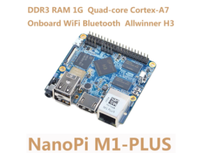 Placa de desenvolvimento NanoPi M1 Plus para Arduino e compat&iacute;veis - Imagem 1