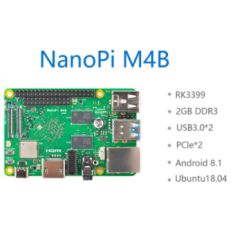 Placa NanoPi M4B RK3399, expans&atilde;o PCIe, 2G de mem&oacute;ria, c&acirc;mera dupla, reprodu&ccedil;&atilde;o 4K, Android 8