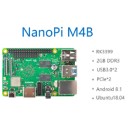 Placa NanoPi M4B RK3399, expans&atilde;o PCIe, 2G de mem&oacute;ria, c&acirc;mera dupla, reprodu&ccedil;&atilde;o 4K, Android 8