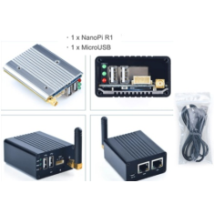 NanoPi R1 Roteador Wireless IoT (Internet das Coisas) LEDE Open Source, compat&iacute;vel com Arduino