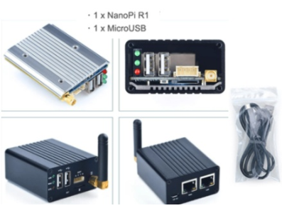 NanoPi R1 Roteador Wireless IoT (Internet das Coisas) LEDE Open Source, compat&iacute;vel com Arduino - Imagem 1