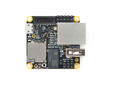 Placa de Desenvolvimento NanoPi NEO2 Black H5 1GB para Soldagem - Imagem 1