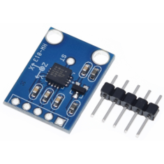 M&oacute;dulo aceler&ocirc;metro 3 eixos ADXL335 GY-61 sem pinos soldados, sensor Arduino
