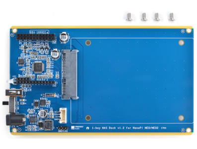 NAS Dock V1.2 para NanoPi NEO/NEO2, 4 parafusos - Imagem 1