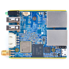 Placa de desenvolvimento NanoPi R1 H3 1GB + 8GB eMMC Soft Routing