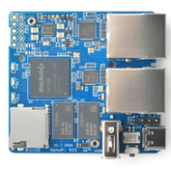 NanoPi R2S 1GB RK3328 Placa de Desenvolvimento Soft Routing, Arduino e compat&iacute;veis