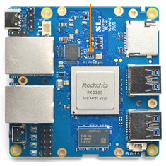 NanoPi R4S 1GB RK3399 Placa de Desenvolvimento Soft Routing