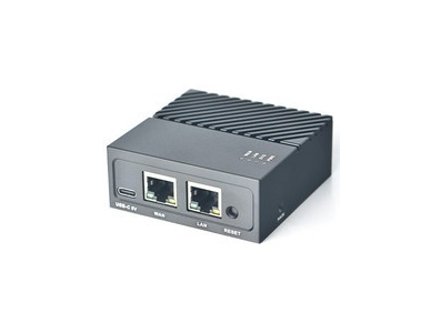 NanoPi R4SE Placa de Desenvolvimento Soft Routing RK3399 4GB + 32GB eMMC Case Met&aacute;lico Preto - Imagem 1