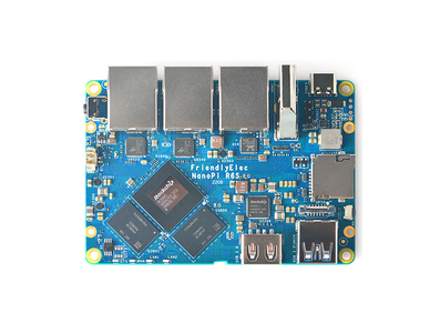 Placa de Desenvolvimento NanoPi R6S RK3588S 8GB 32GB eMMC - Imagem 1