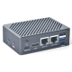 Placa de desenvolvimento NanoPi R6C RK3588S 4GB Soft Routing com gabinete met&aacute;lico preto - Thumb - 1