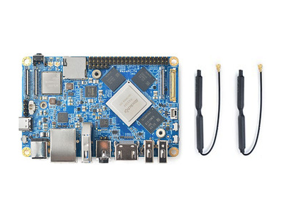Placa de Desenvolvimento NanoPC-T4 RK3399 4GB 16GB eMMC 2 antenas para Arduino e compat&iacute;veis - Imagem 1