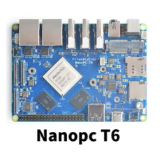 Placa de desenvolvimento NanoPC-T6 RK3588 4 GB / 32 GB eMMC para Arduino e compat&iacute;veis
