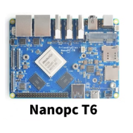 Placa de desenvolvimento NanoPC-T6 RK3588 4 GB / 32 GB eMMC para Arduino e compat&iacute;veis