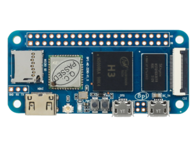 Placa de desenvolvimento Banana Pi BPI-M2 Zero H3 Quad Core - Imagem 1