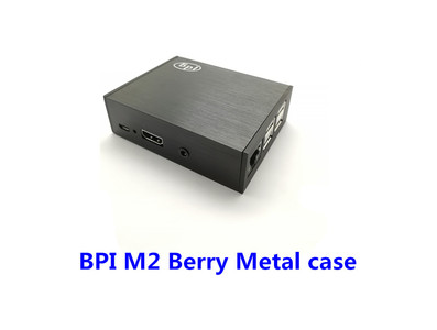 Gabinete met&aacute;lico preto para Banana Pi BPI-M2 Berry - Imagem 1