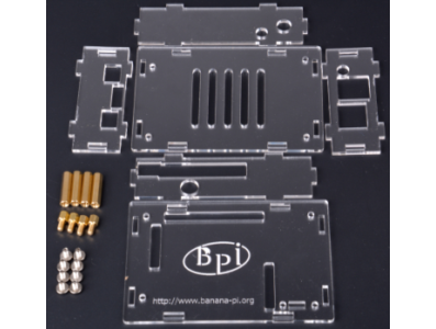 Case acr&iacute;lico para Banana Pi BPI-M2 Ultra, BPI-M3 e BPI-M64 - Imagem 1