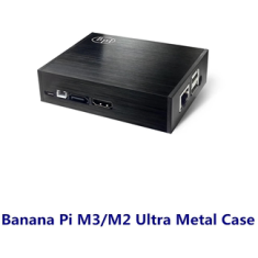Gabinete met&aacute;lico preto para Banana Pi BPI-M3/BPI-M2 Ultra