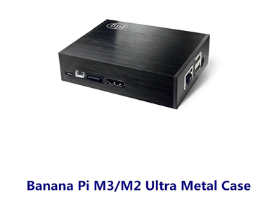 Gabinete met&aacute;lico preto para Banana Pi BPI-M3/BPI-M2 Ultra - Imagem 1