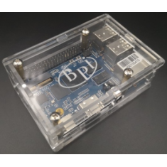 Gabinete acr&iacute;lico para Banana Pi BPI-M4 e BPI-M5