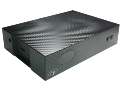Gabinete met&aacute;lico preto para Banana Pi BPI-R2 - Imagem 1