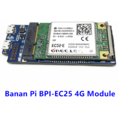 Banana Pi BPi-EC25 M&oacute;dulo de Comunica&ccedil;&atilde;o Sem Fio 4G Full Netcom
