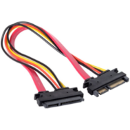 Banana Pi BPI Cabo Extensor Serial ATA (SATA) 29 cm 22P 7+15 pinos M/F Dados e Alimenta&ccedil;&atilde;o