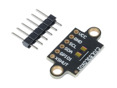 M&oacute;dulo sensor de dist&acirc;ncia CJMCU-531 VL53L1X tempo de voo 400 cm placa de extens&atilde;o para Arduino - Imagem 1
