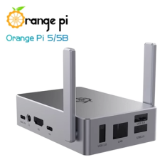 Gabinete met&aacute;lico com antena para Orange Pi 5 / PI5B