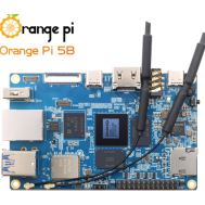 Orange Pi 5B, 4GB RAM, 32GB eMMC, Rockchip RK3588S 64 bits, Wi‑Fi e BLE, V&iacute;deo 8K, Mini PC SBC