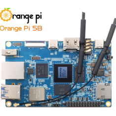 Orange Pi 5B SBC 8GB RAM 64GB eMMC Rockchip RK3588S 64 bits Wi‑Fi e BLE V&iacute;deo 8K Mini PC