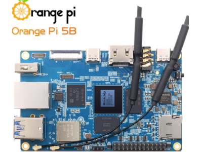 Orange Pi 5B SBC 8GB RAM 64GB eMMC Rockchip RK3588S 64 bits Wi‑Fi e BLE V&iacute;deo 8K Mini PC - Imagem 1