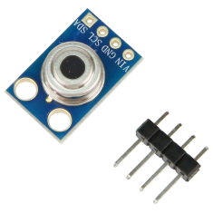 M&oacute;dulo GY-906 MLX90614 BAA sensor de temperatura infravermelho sem contato sem soldar para Arduino