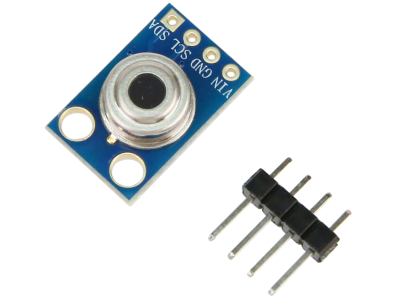 M&oacute;dulo GY-906 MLX90614 BAA sensor de temperatura infravermelho sem contato sem soldar para Arduino - Imagem 1