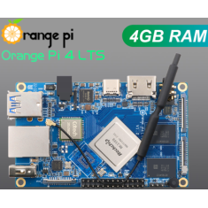 Orange Pi 4 LTS 4GB sem eMMC, placa de desenvolvimento RK3399 com suporte a Android, Ubuntu e Debian