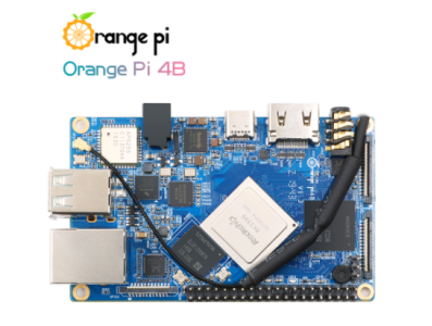 Orange Pi 4B 4GB RAM 16GB eMMC Flash Rockchip RK3399 com NPU SPR2801S Placa de desenvolvimento com suporte a Android, Ubuntu e D - Imagem 1