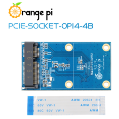 Placa de Expans&atilde;o Orange Pi 4/4B com Soquete PCIe e Interface Especial