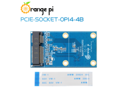 Placa de Expans&atilde;o Orange Pi 4/4B com Soquete PCIe e Interface Especial - Imagem 1
