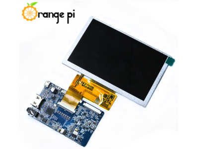 Tela TFT LCD 5 polegadas para Orange Pi, compat&iacute;vel apenas com placas com chip H3 - Imagem 1