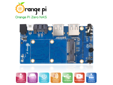 Placa de expans&atilde;o NAS e interface de desenvolvimento para Orange Pi, al&eacute;m do Raspberry Pi - Imagem 1