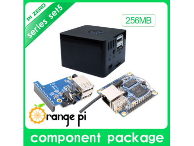 Orange Pi Zero 256MB + placa de expans&atilde;o + gabinete preto, placa de desenvolvimento - Imagem 1