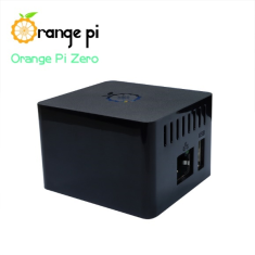 Case protetor ABS preto para Orange Pi Zero com placa de expans&atilde;o, n&atilde;o compat&iacute;vel com Zero Plus2