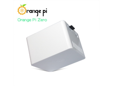 Case protetor ABS branco, compat&iacute;vel apenas com Orange Pi Zero, n&atilde;o comporta placa de expans&atilde;o - Imagem 1