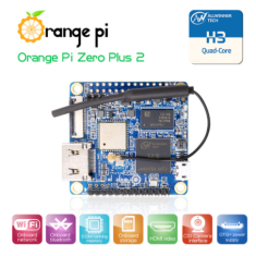 Orange Pi Zero Plus 2 H3 Quad-core Wi-Fi Bluetooth mini PC com suporte a Android e Linux