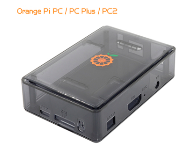 Gabinete ABS preto para Orange Pi PC, PC2 e PC Plus - Imagem 1