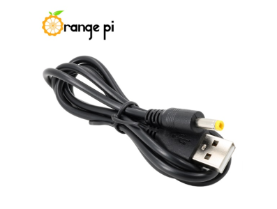 Orange Pi USB to DC 4.0MM - 1.7MM Power Cable for Orange Pi 5V 3A 1.5Meters - Imagem 1