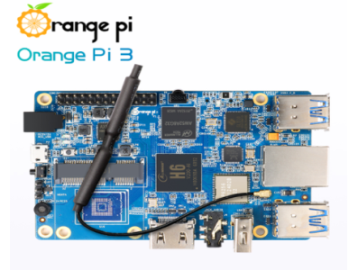 Orange Pi 3 H6 Quad-core 64-bit 1.8GHZ ARM CortexTM-A53 2GB Lpddr3 - Imagem 1