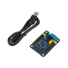 Placa controladora USB para 32 servos, com suporte a controle PS2 e WiFi