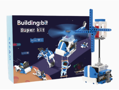 Kit rob&ocirc; de blocos Micro:bit padr&atilde;o sem placa V2 - Imagem 1