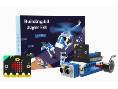 Kit Rob&ocirc; de Blocos Avan&ccedil;ado para Micro:bit com Placa V2 - Imagem 1